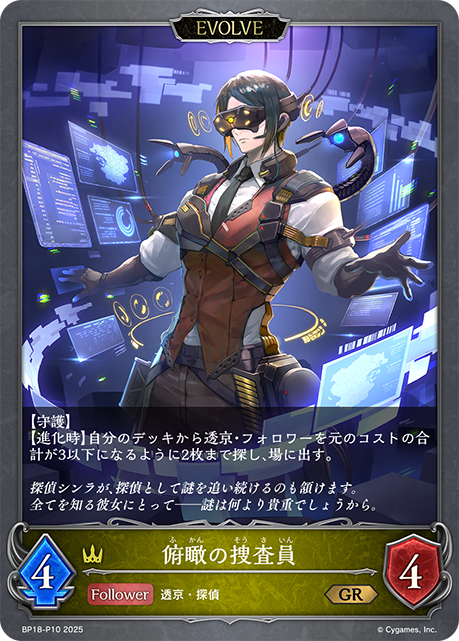 【状態B】俯瞰の捜査員(EVOLVE)(GRP)(BP18-P10)