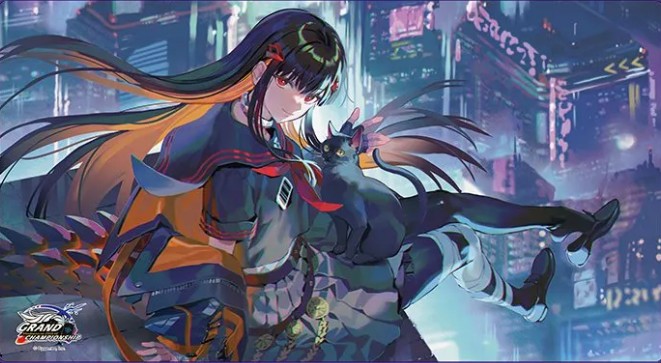 プレイマット『新約都市・透京 応援イラスト(GCS栃木/エル)』