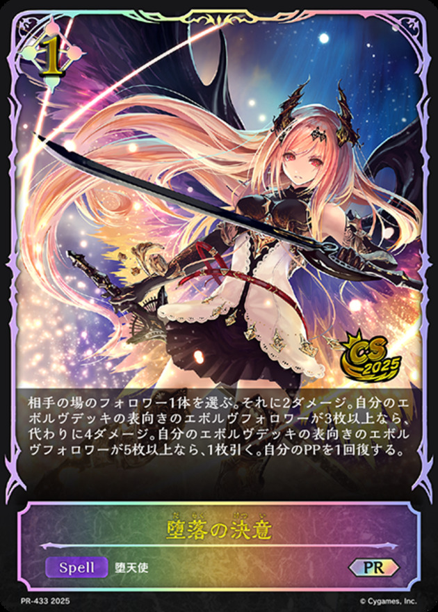 堕落の決意(イラスト違い)(プロモ)(PR-433)