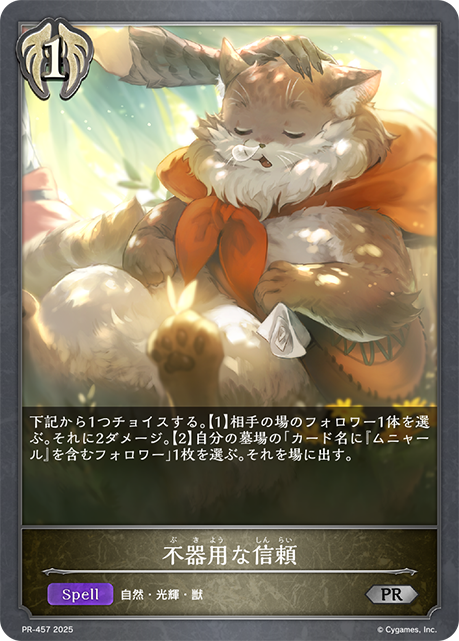 【状態B】不器用な信頼(プロモ)(PR-457)