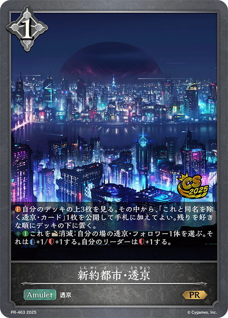 新約都市・透京(PR-463)