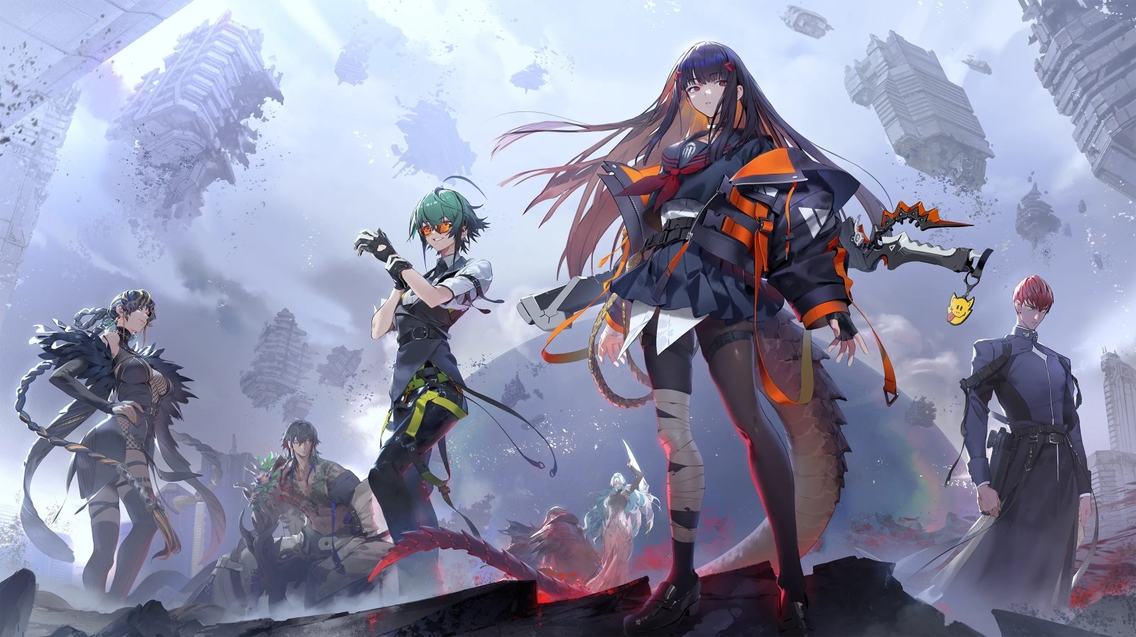 プレイマット『六銘伝を統べる者達』