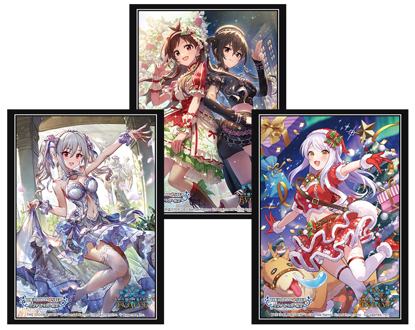 スリーブ 3種セット『あかり＆あきら/神崎蘭子/イヴ・サンタクロース』