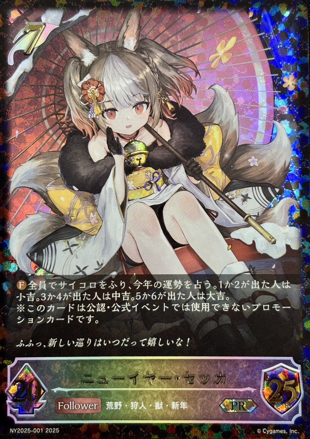 【状態B】ニューイヤー・セッカ(プロモ)(NY2025-001)