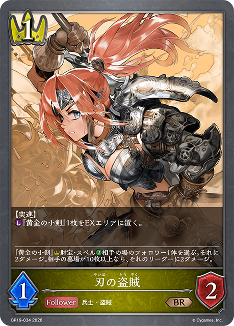 刃の盗賊(BR)(BP19-034)