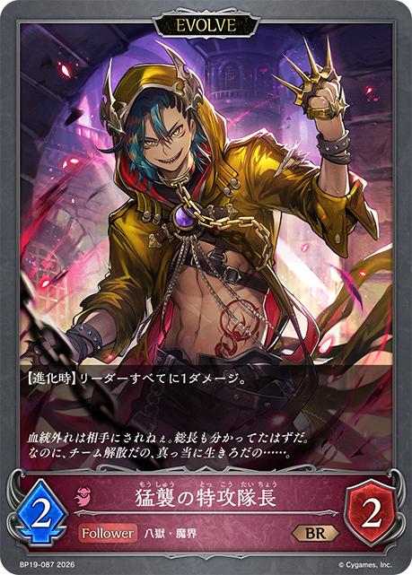 猛襲の特攻隊長(EVOLVE)(BR)(BP19-087)
